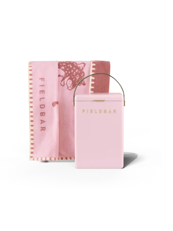 Drinks Box & Towel Bundle / Nellie Pink